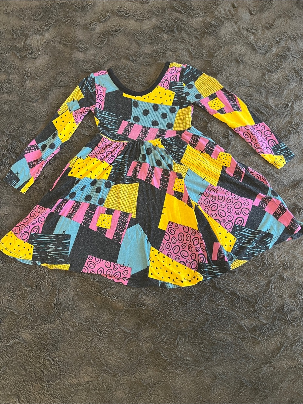 Little Sleepies Patchwork Sally twirl dress 4T